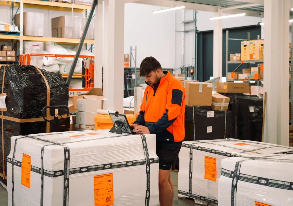 Overland freight and road logistics services